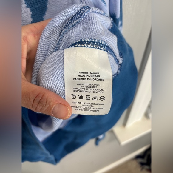 Nike Men's Women’s Sportswear Sport Essentials+ Tie Dye Crewneck Pullover Small - Picture 6 of 8